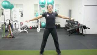 Dynamic Warm Up -  Cross Over Jumping Jacks