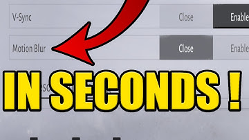 HOW to TURN OFF or ON MOTION BLUR in WHERE WINDS MEET