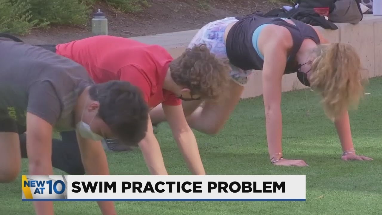 Portland high school swim teams practice without pools because of COVID-19