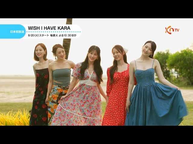 二人のカラリストの出会い 日本初放送＞【KNTV】WISH I HAVE KARA - YouTube