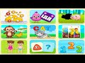 Baby Learning Games 👶 | Learn Fruits 🍎 Animals 🐶 Colors 🌈 Fun Gameplay Video for Kids