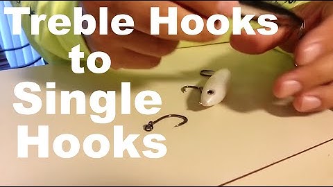How To-  Single Hooks on Top Water Lures