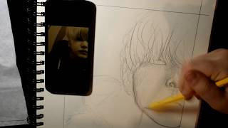 Suga/ Agust D Speed Drawing Video