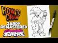 HOW TO DRAW ZARDY REMASTERED FROM FRIDAY NIGHT FUNKIN | como dibujar a zardy de fnf