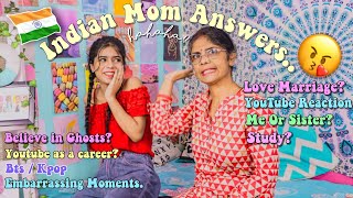 My Mom Answered your Questions!! How I got permission to live in school? *mummy ukkhad gyi* ~ QnA