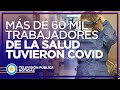 Más de 60 mil trabajadores de la salud contrajo coronavirus en la Argentina