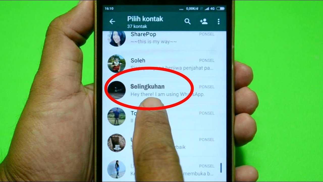 Cara Menyembunyikan Kontak WhatsApp Dengan Mudah YouTube