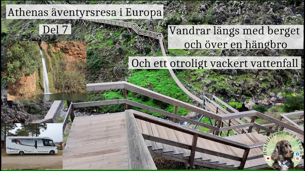 Utflykter till en häftig hängbro och ett vackert vattenfall