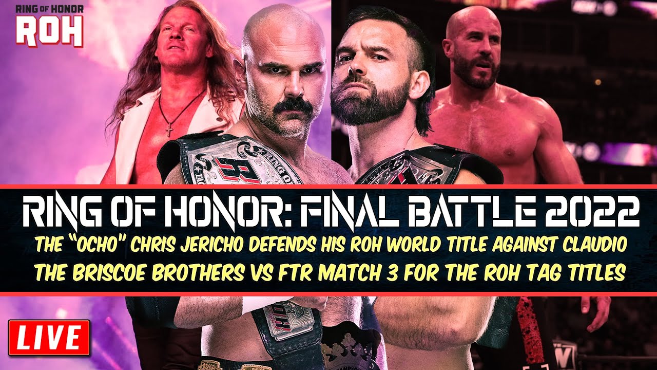 🔴 LIVE RING OF HONOR FINAL BATTLE 2022 LIVE REACTIONS & WATCHALONG