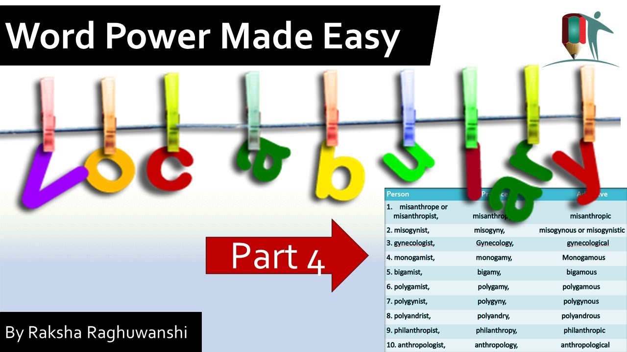 Learn vocabulary by root words series part 4 || word power made easy vocab for SSC, bank PO