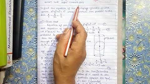 Enveloping Cylinder of a Sphere