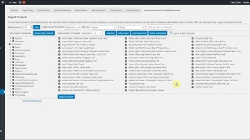 Quick Overview of importing products into your Web2ink website | eCommerce for printing companies.
