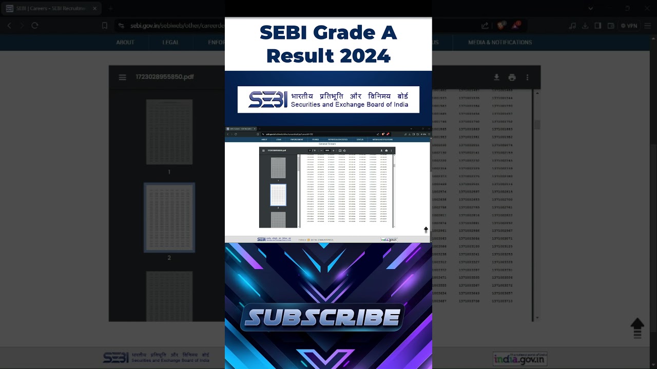 How to Check SEBI Grade A Results 2024 | Step-by-Step Guide! 
