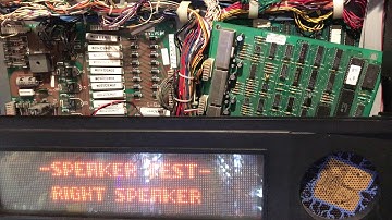 Data East Jurassic Park Sound Board Self Test