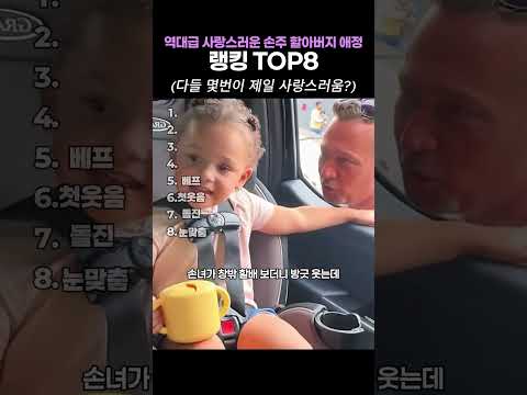 역대급 사랑스러운 <strong>손주</strong> 할아버지 애정 랭킹 TOP8