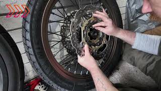 Transforming My Motorbike: Alpina Tubeless Wheels & Michelin Anakee Adventure Tyres! 🏍️🛞🛞