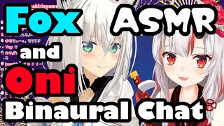 ASMR by Nakiri Ayame and Shirakami Fubuki (Binaural Whispering)