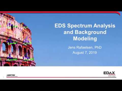 EDS Spectrum Analysis and Background Modeling