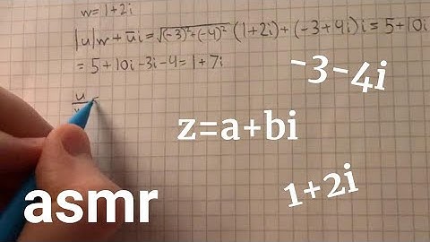 having fun with complex numbers - math asmr