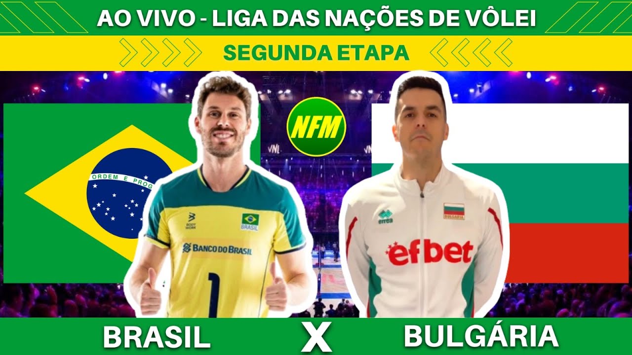 Brasil x Bulgaria  Copa Internacional de Voleibol Feminino