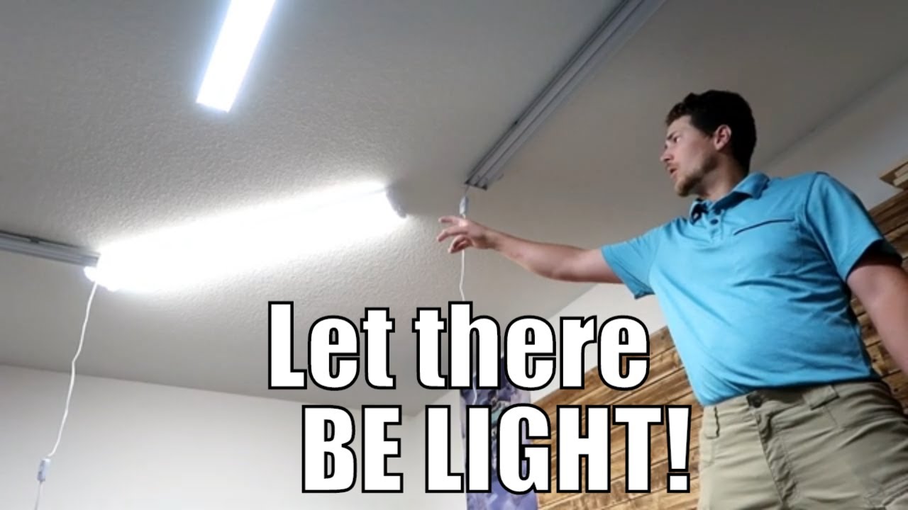 AntLux 4FT 50W Ultra Slim LED Shop Lights for Garage