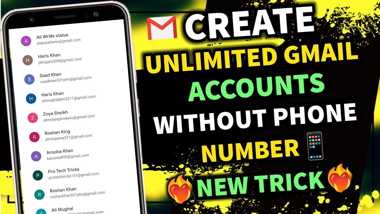 How to create an email id without a phone number Gmail Ac Creation 🚀