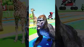 Choose the Right Door with Gorilla 🦍 | Ep. 2: What’s Behind It? | 3D Animal Animation Shorts