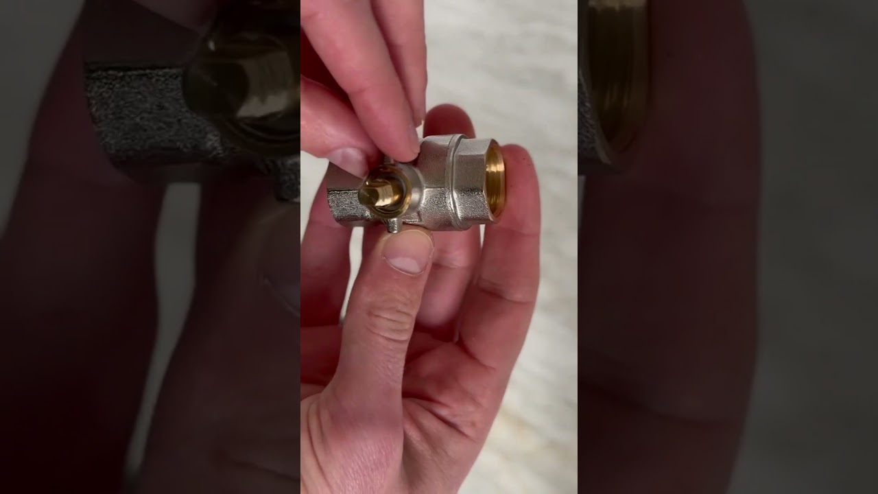 How to fix ball valve