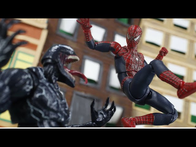 stop motion spider-man vs venom - YouTube