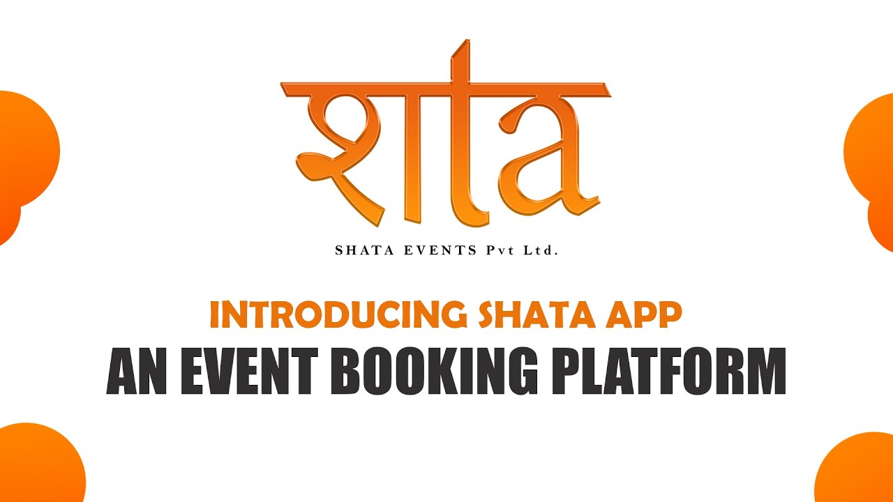 Introducing the Shata app an event booking platform in india. - YouTube