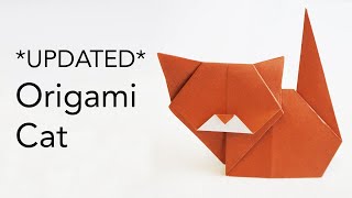 NEW & UPDATED Origami Cat Tutorial Video  Designed by Keiji Kitamura