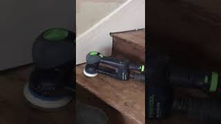 Staircase renovation with The festool RO90 sander and why i think it the best sander