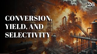 26. Conversion, Yield & Selectivity | Chemical Reaction Engineering | University | The Engineer Owl