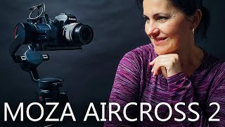 TRAVEL Gimbal MOZA AIRCROSS 2 with Canon M50 camera
