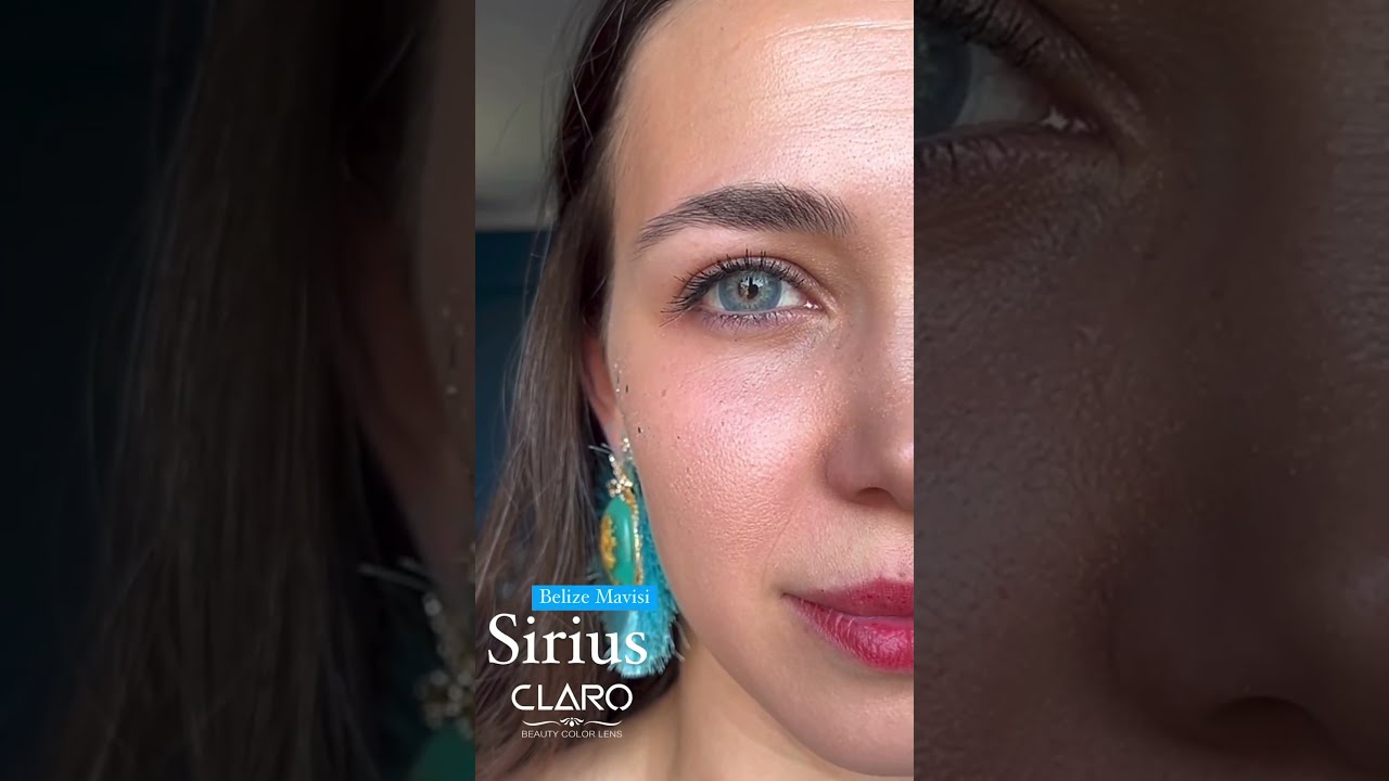 Renkli Lens -  CLARO SİRİUS - BELİZE MAVİSİ  / Bi Dünya Lens 