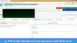 ATBU Course Registration System.
