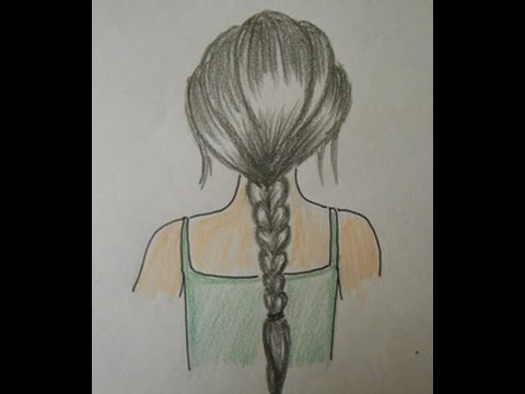 how to draw hair braids: Easy drawing step by step for ...