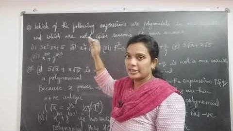 9th class mathematics. Chapter- Polynomials. Exercise 2.1: Problems from 1 yo 4 on degree, coeffici.