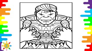 Hulk Coloring Pages | Marvel Coloring Pages | @drawandcolortv