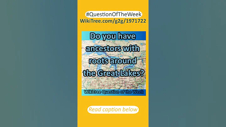 ❓#QuestionOfTheWeek Do you have ancestors with roots around the Great Lakes? 🗺️
