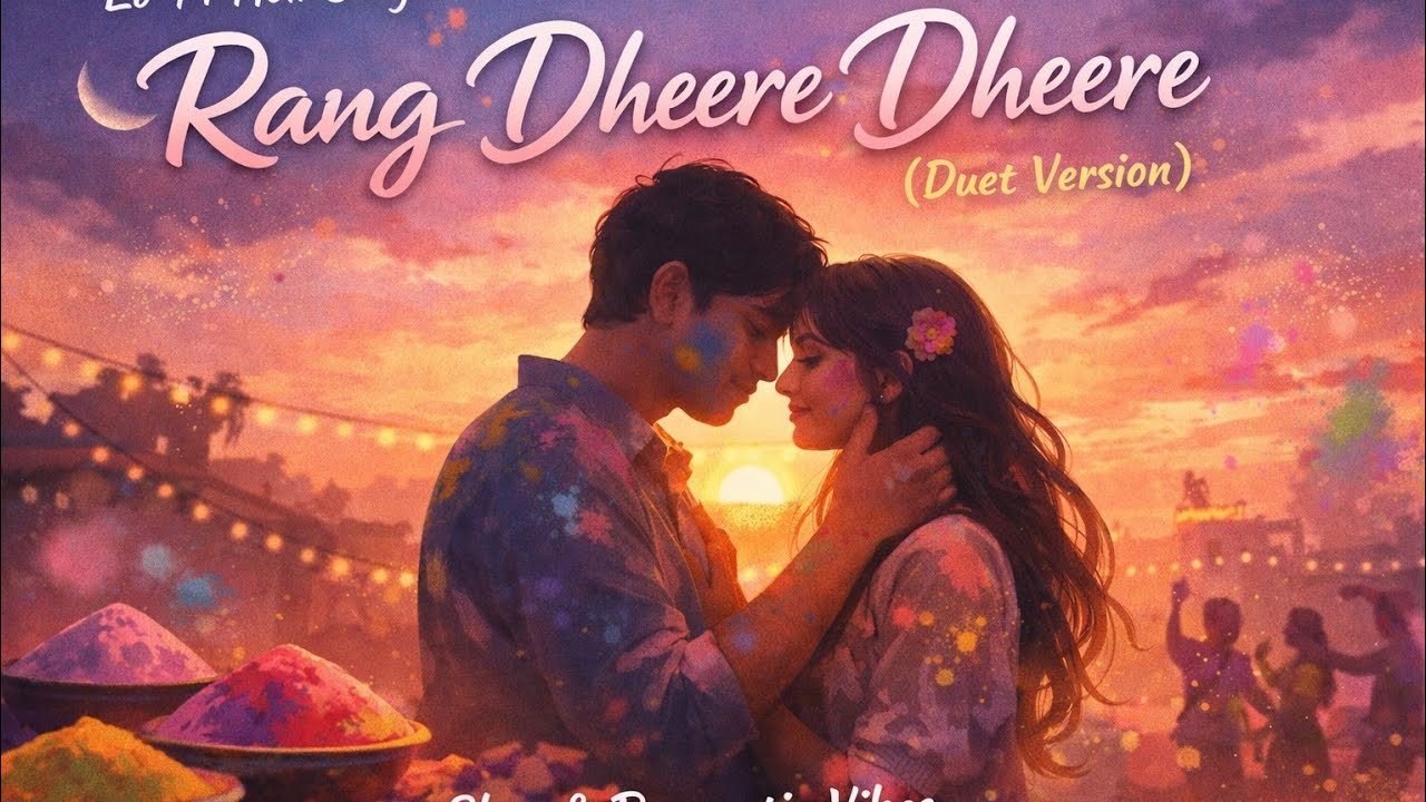 Rang Dheere Dheere – Lo-fi Holi Duet Song 2026 | Romantic Chill Love Song | Soft Male Female Version