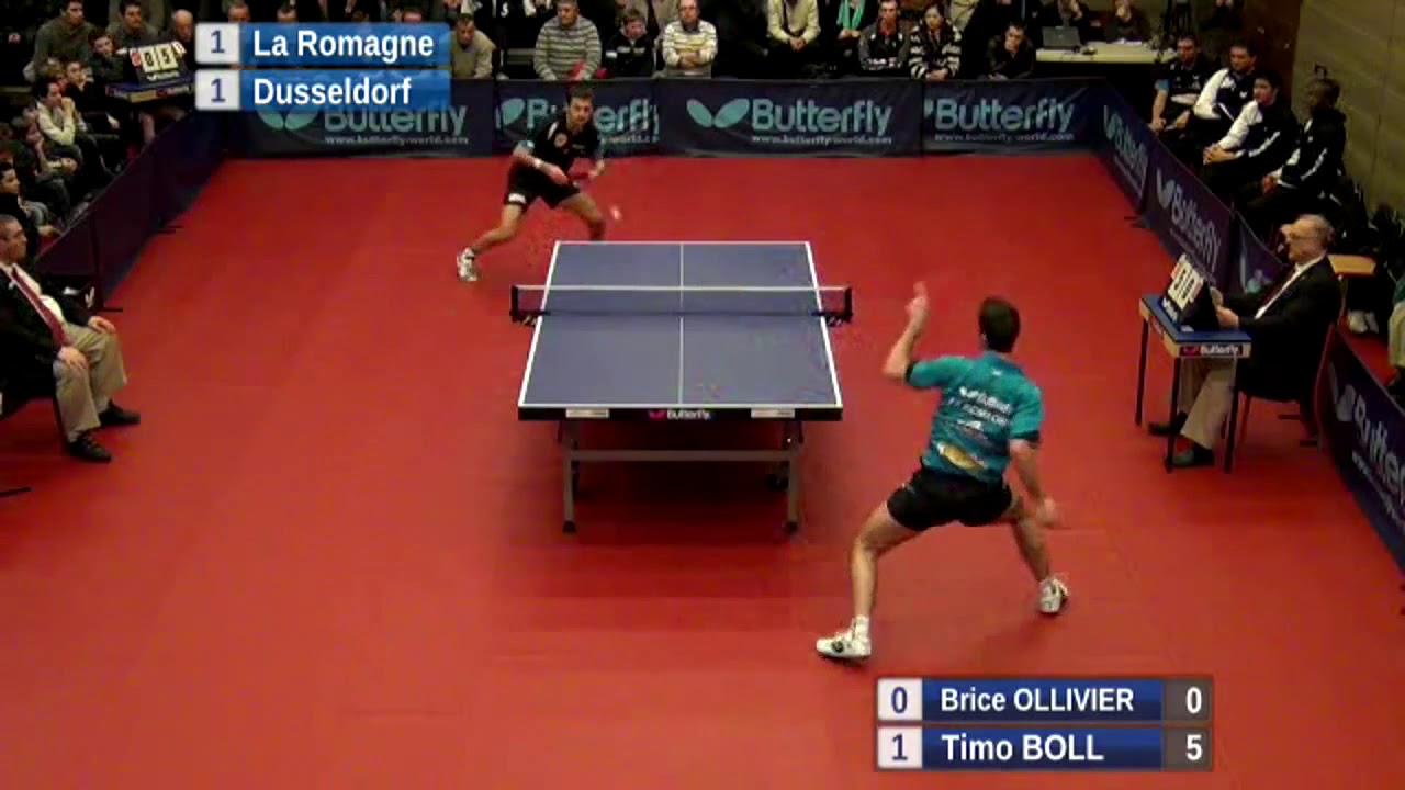 Timo Boll Ollivier Brice ETTU Cup Table Tennis YouTube
