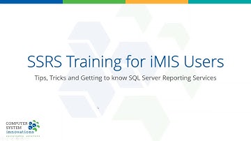 iMIS | SSRS Training