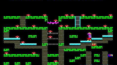 Magic Mushrooms Levels 1 to 7 on the Acorn Electron