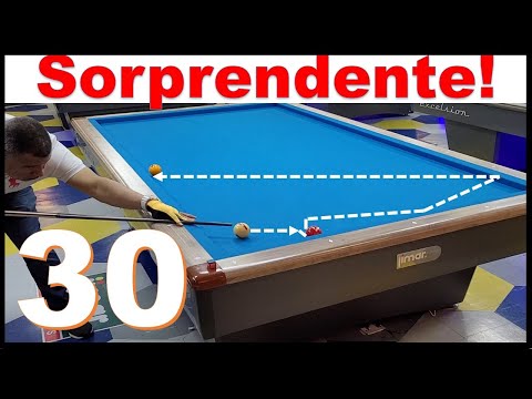 Patrón 30 Corrido a la Banda  | 3 Cushion Billiards | 쿠션 당구 3 개