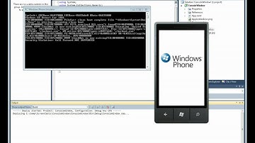 Enable the Windows Phone 7 Emulator Console Window