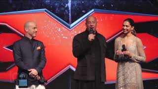  Vin Diesel Hot Kiss Deepika Padukone On Stage Deepika Padukone Facebook Live Stream Live