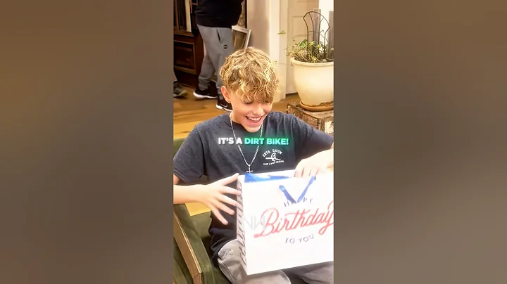 Grateful Kid Recieves A Dirt Bike As A Gift…❤️🙌