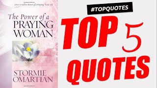 Top Five (5) Quotes The Power of A Praying Woman Book screenshot 5