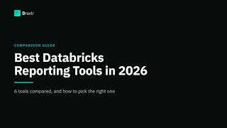 Best Databricks Reporting Tools in 2026(Top 6 Compared) | Draxlr